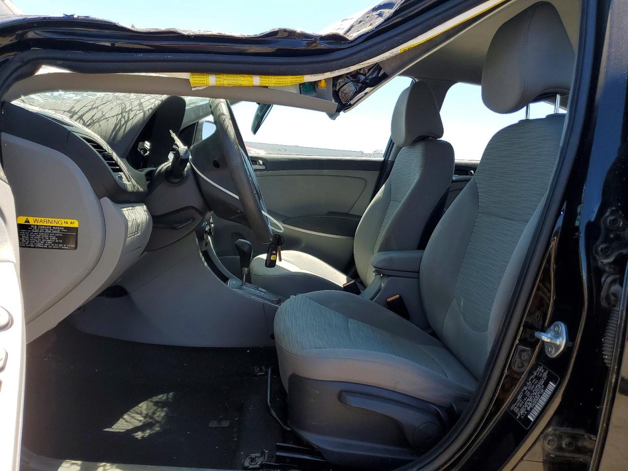 2015 Hyundai Accent Gls Black vin: KMHCT4AE8FU923135