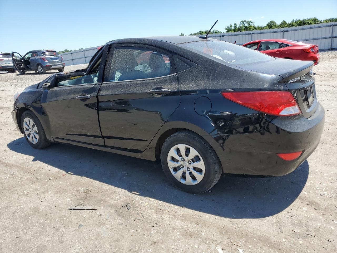2015 Hyundai Accent Gls Black vin: KMHCT4AE8FU923135