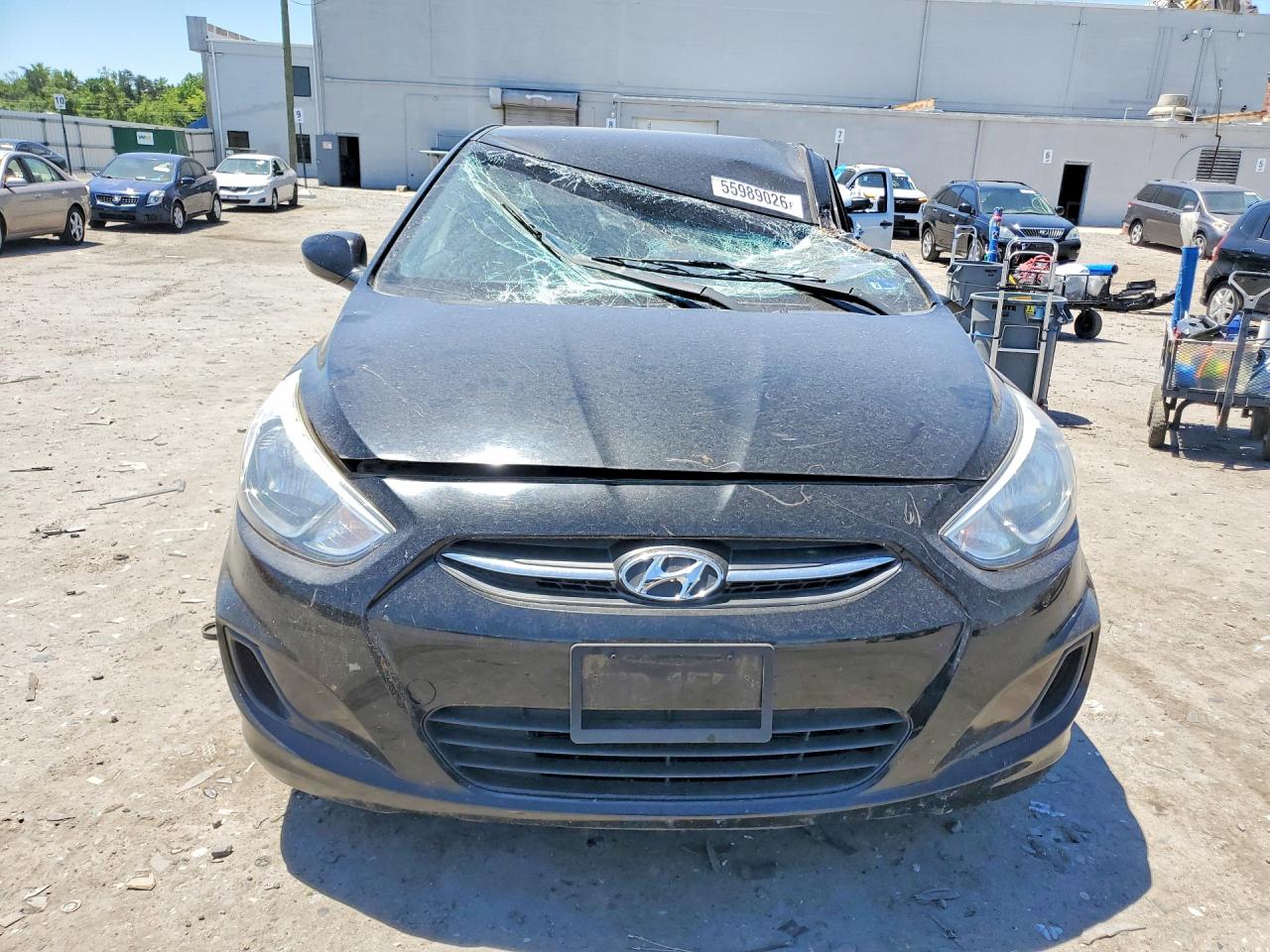2015 Hyundai Accent Gls Black vin: KMHCT4AE8FU923135