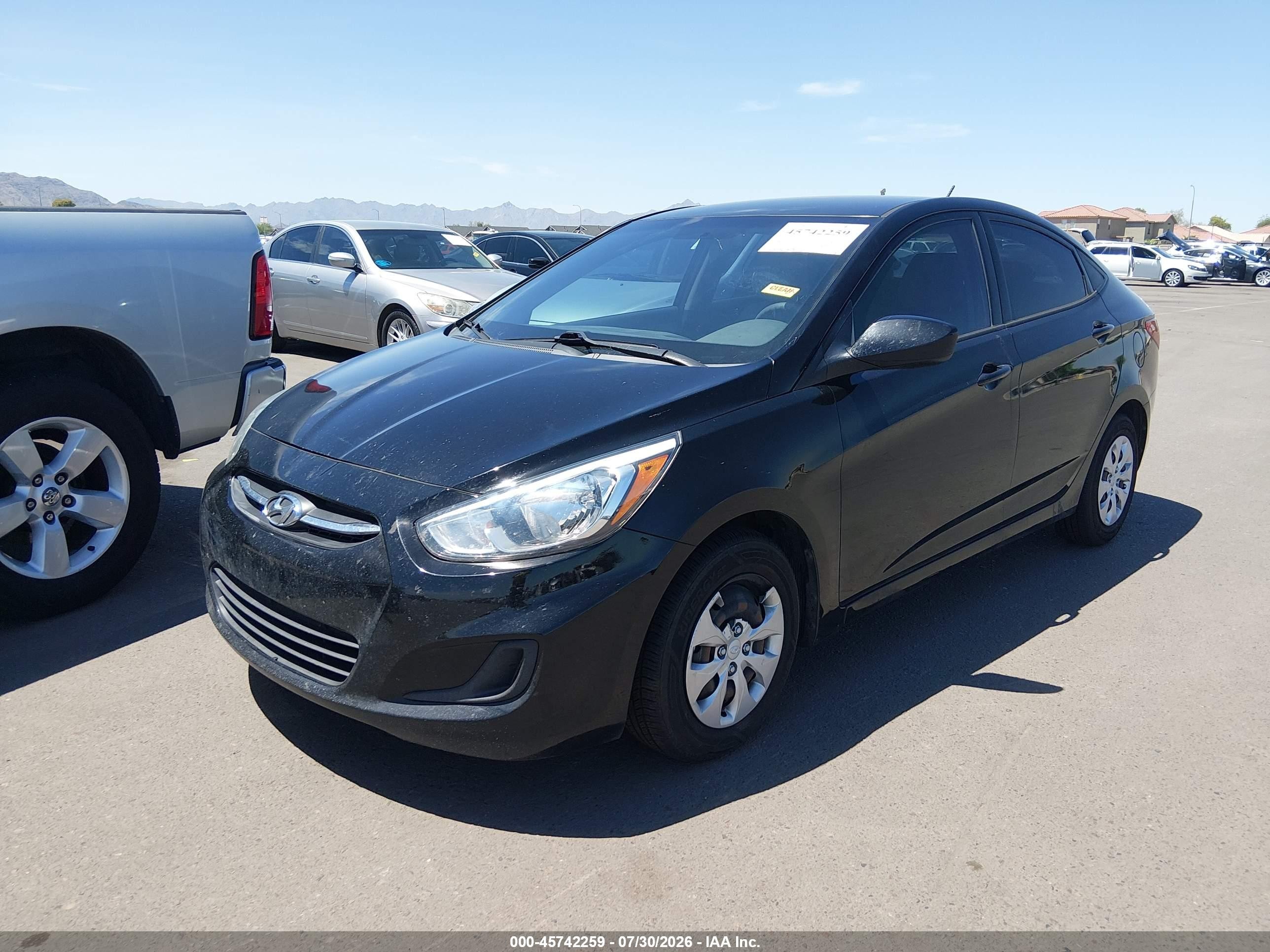 2015 Hyundai Accent Gls Черный vin: KMHCT4AE8FU926777