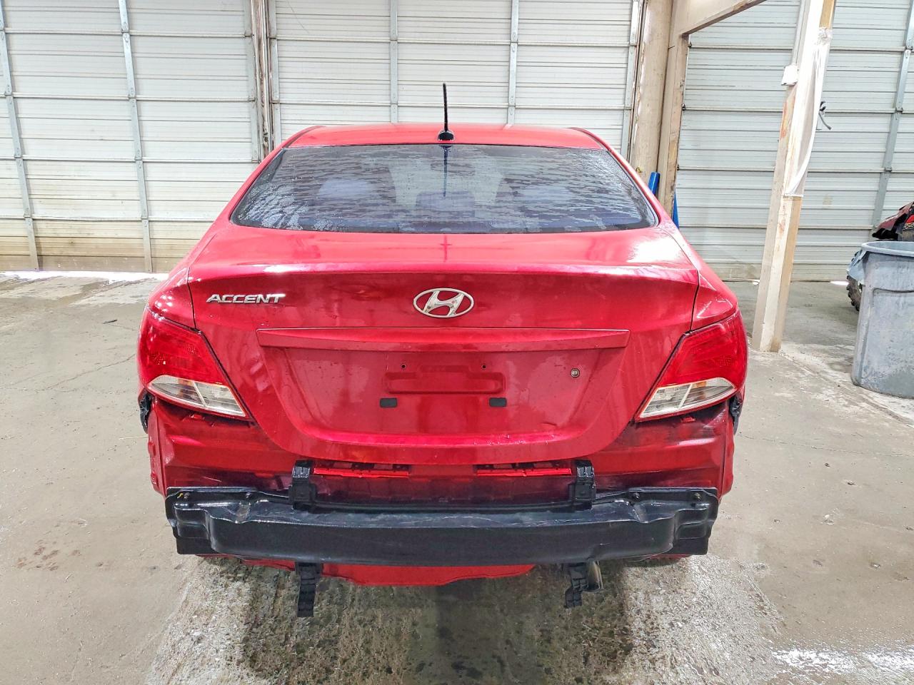 2015 Hyundai Accent Gls Red vin: KMHCT4AE8FU928500