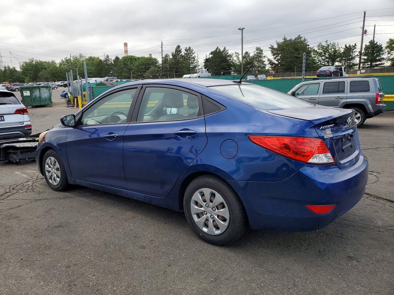 2016 Hyundai Accent Se Синий vin: KMHCT4AE8GU003782