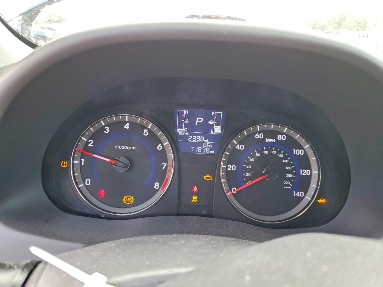 2016 Hyundai Accent Se Синий vin: KMHCT4AE8GU003782