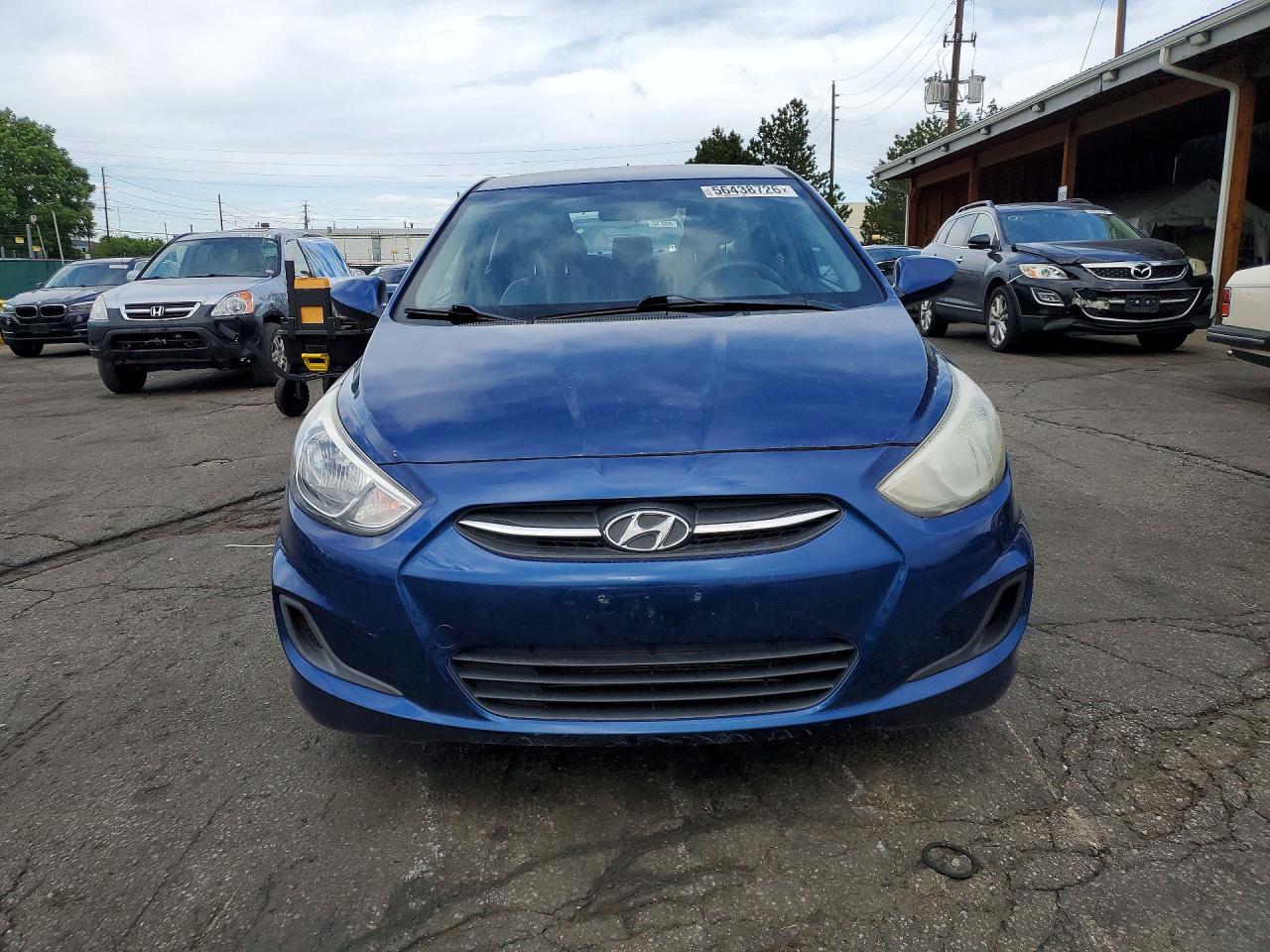 2016 Hyundai Accent Se Синий vin: KMHCT4AE8GU003782