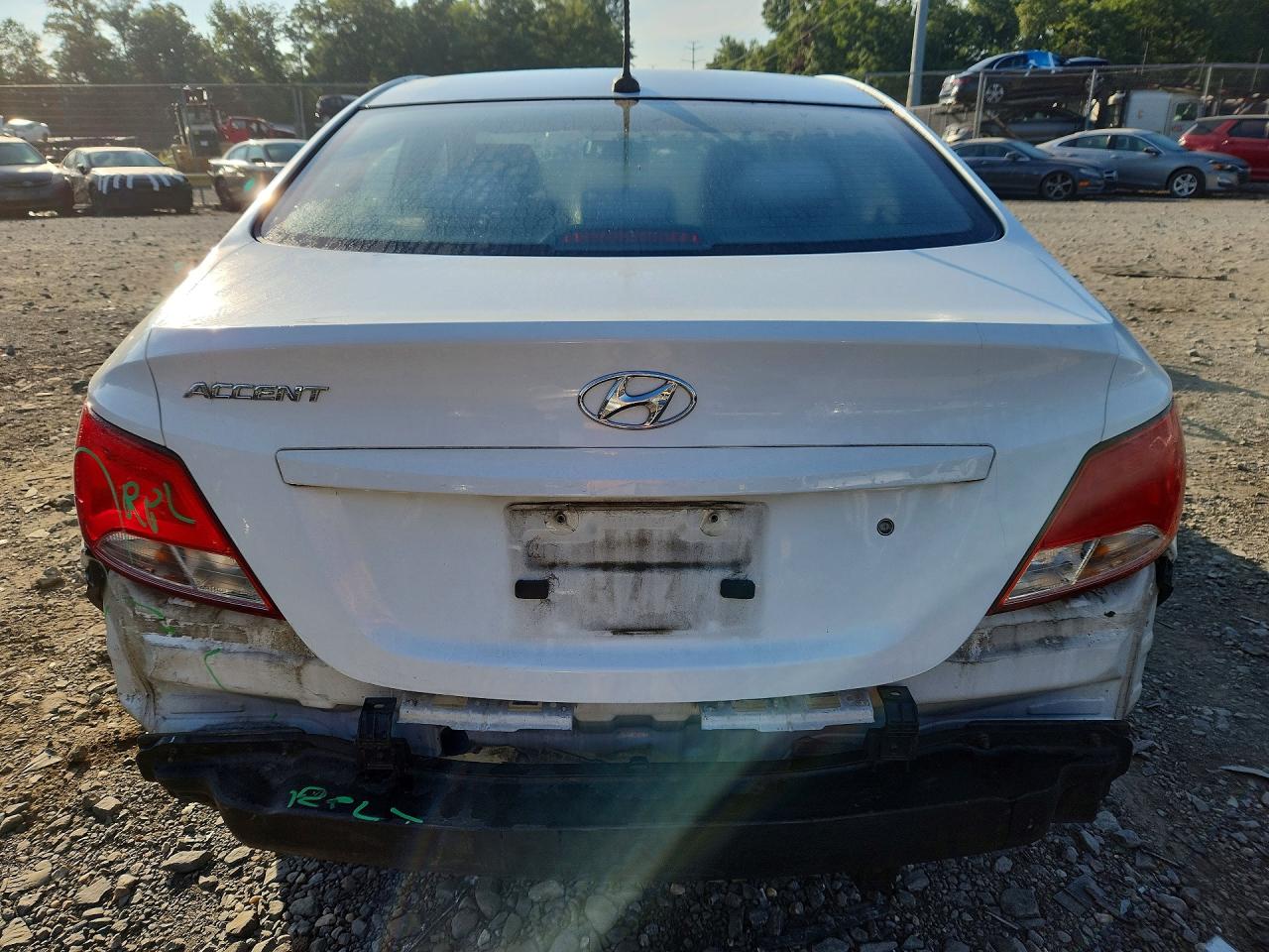 2016 Hyundai Accent Se White vin: KMHCT4AE8GU971221