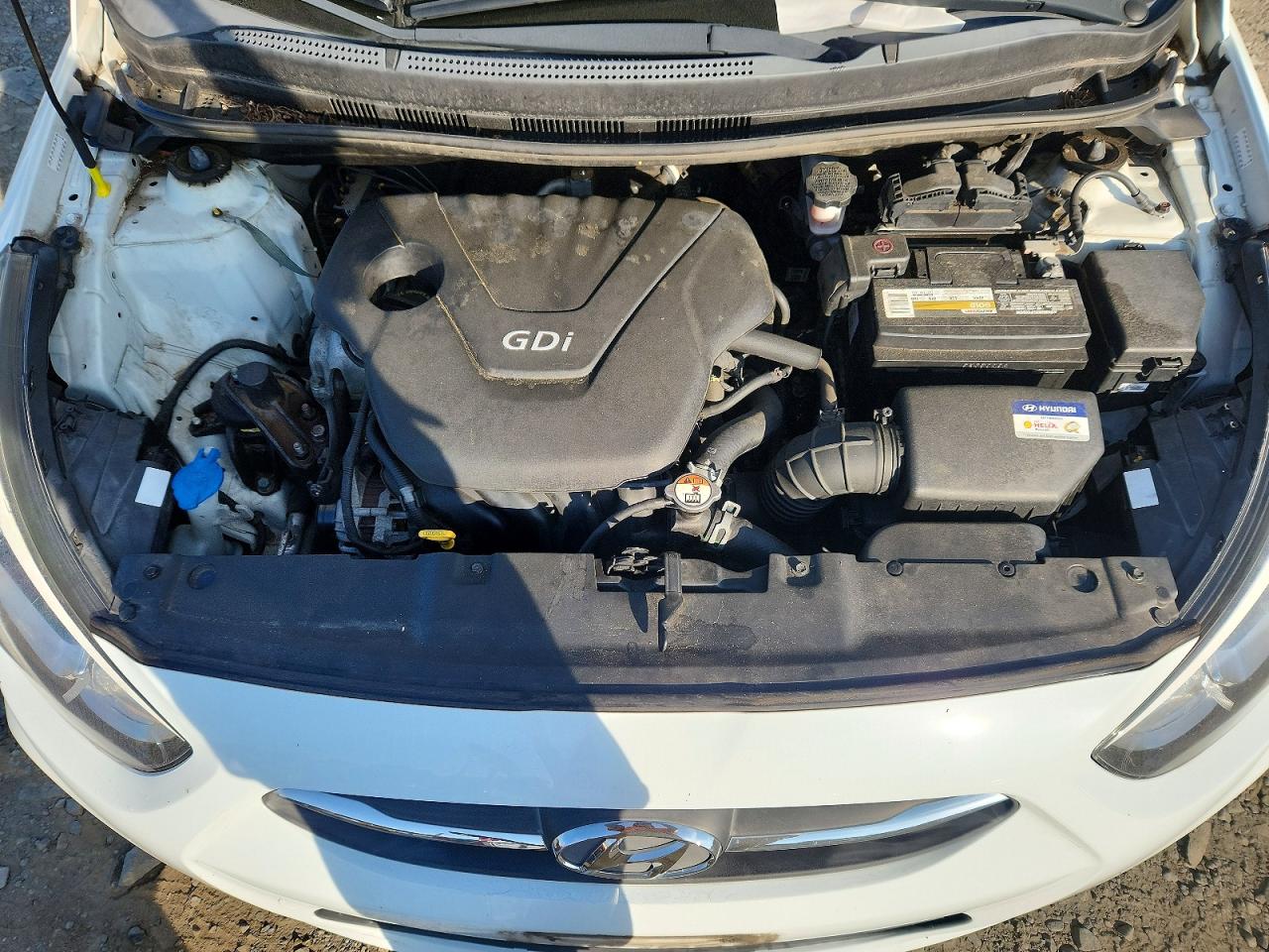 2016 Hyundai Accent Se White vin: KMHCT4AE8GU971221