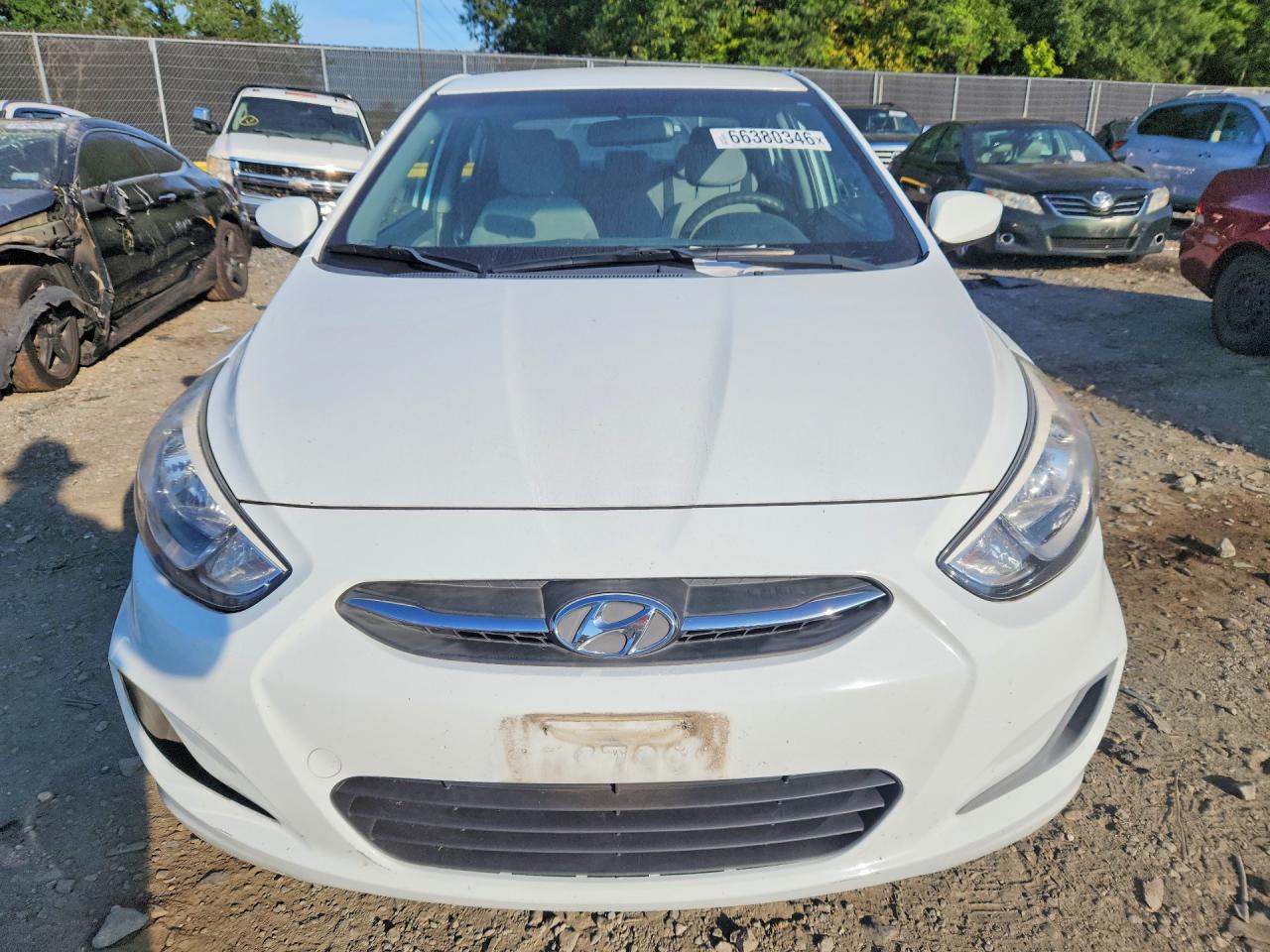 2016 Hyundai Accent Se White vin: KMHCT4AE8GU971221