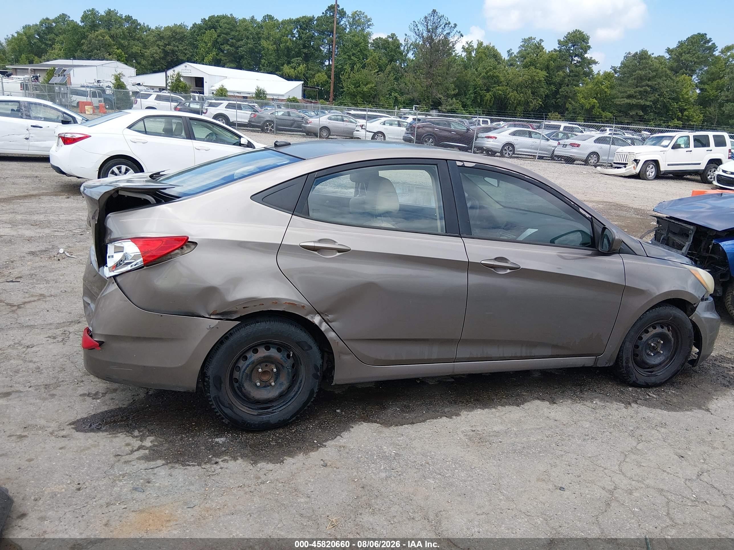 2012 Hyundai Accent Gls Gray vin: KMHCT4AE9CU139185