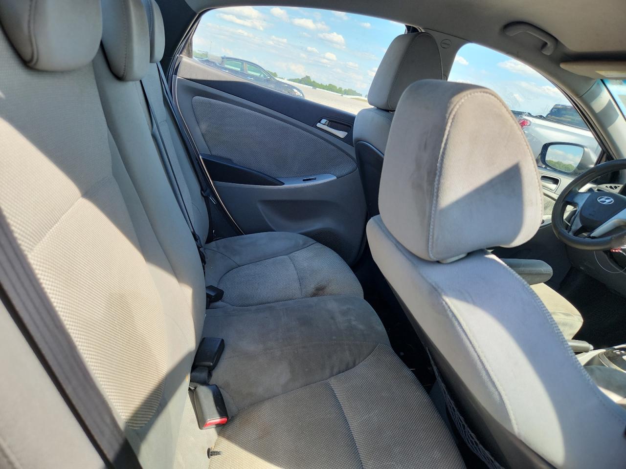 2012 Hyundai Accent Gls Gray vin: KMHCT4AE9CU242736