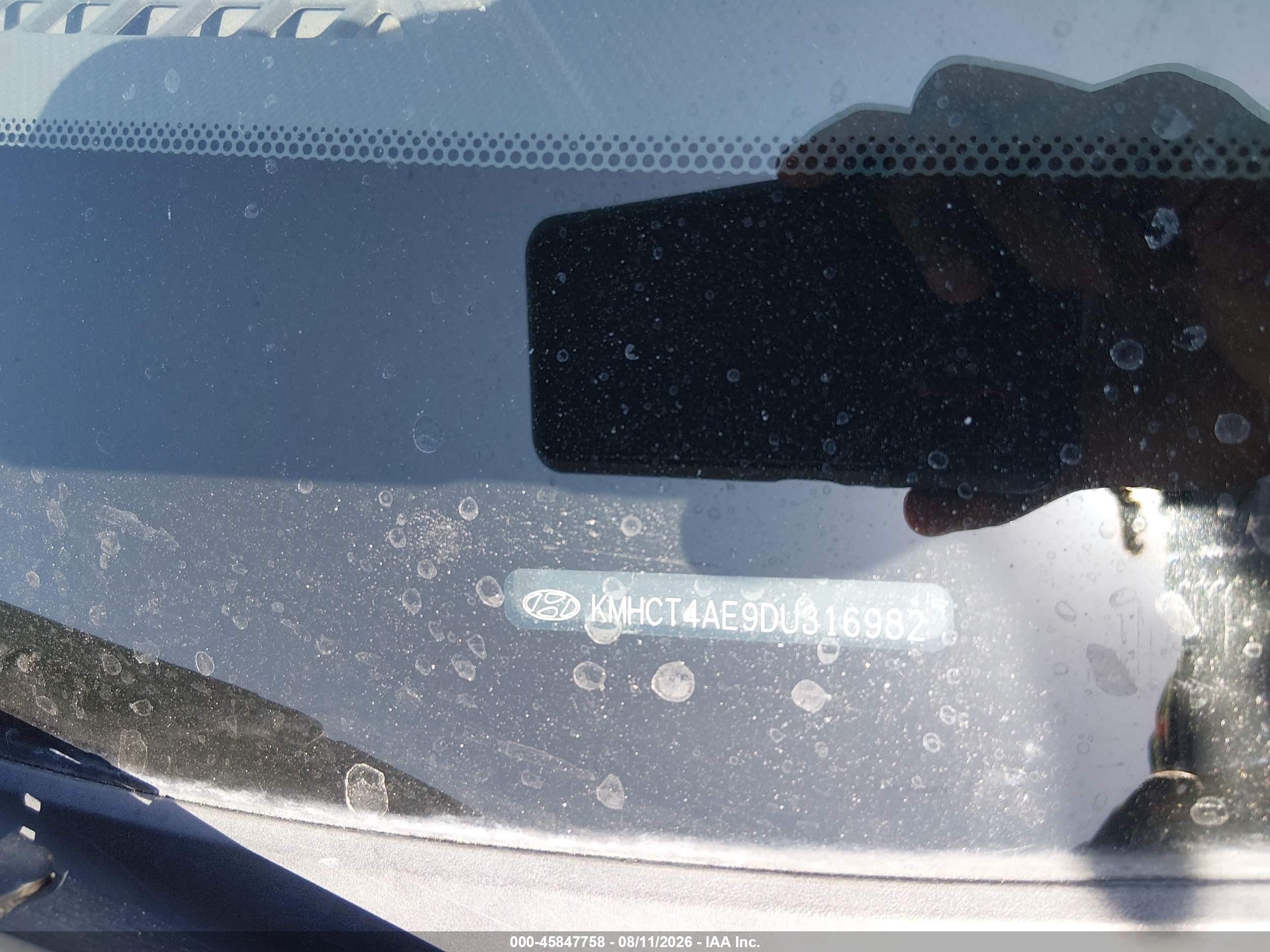 2013 Hyundai Accent Gls Серебряный vin: KMHCT4AE9DU316982
