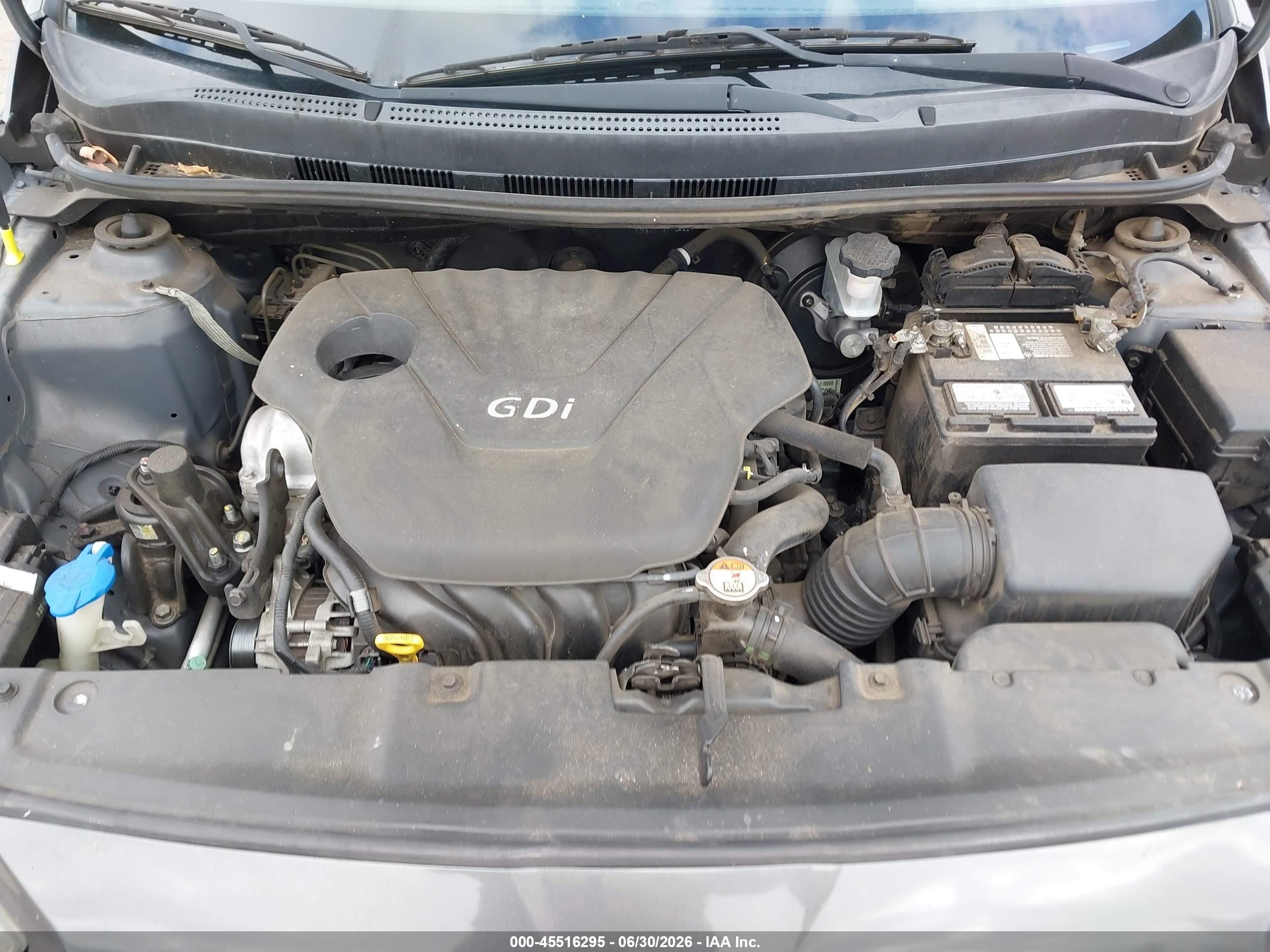 2013 Hyundai Accent Gls Gray vin: KMHCT4AE9DU396770