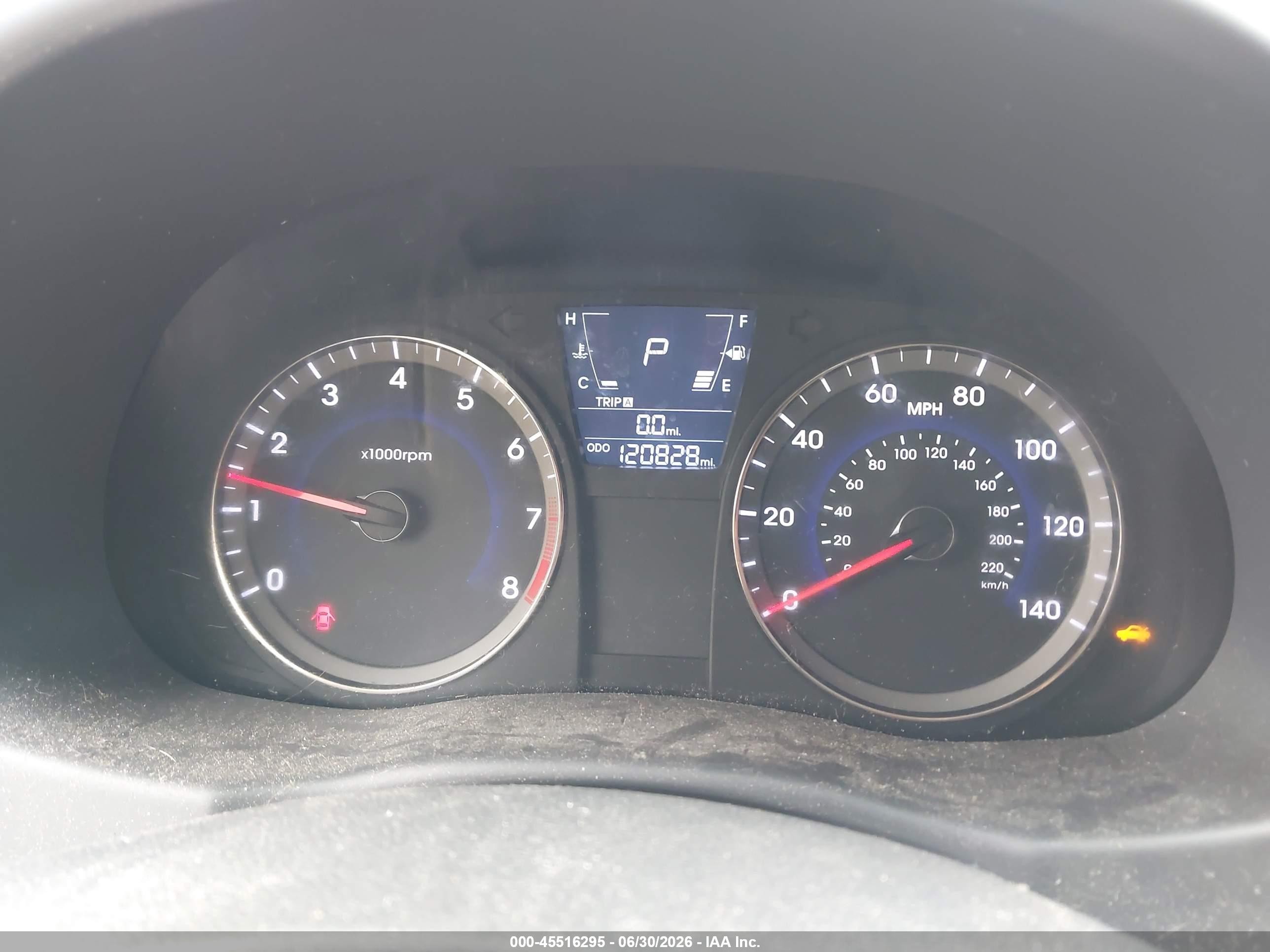 2013 Hyundai Accent Gls Gray vin: KMHCT4AE9DU396770