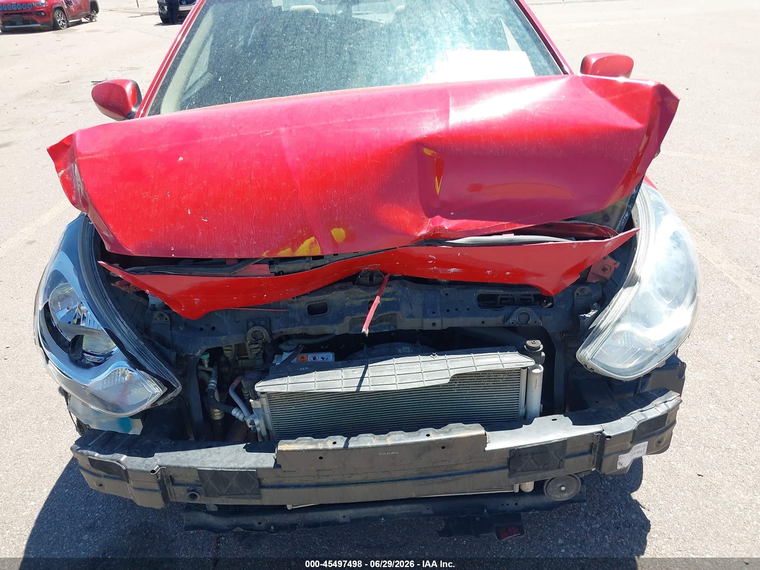 2013 Hyundai Accent Gls Red vin: KMHCT4AE9DU429413
