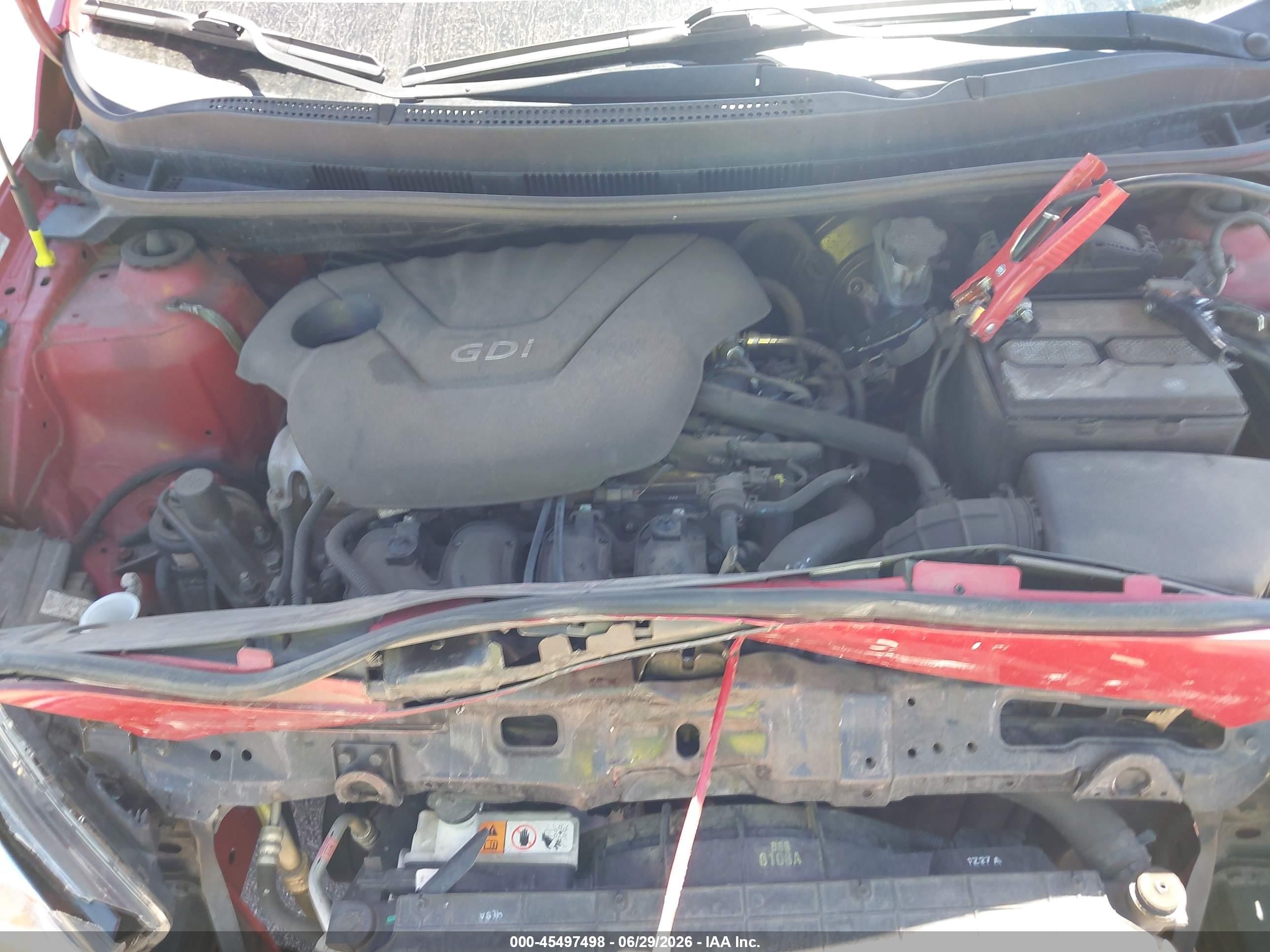 2013 Hyundai Accent Gls Red vin: KMHCT4AE9DU429413