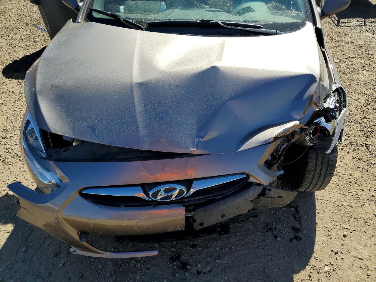 2013 Hyundai Accent Gls Серебряный vin: KMHCT4AE9DU511397