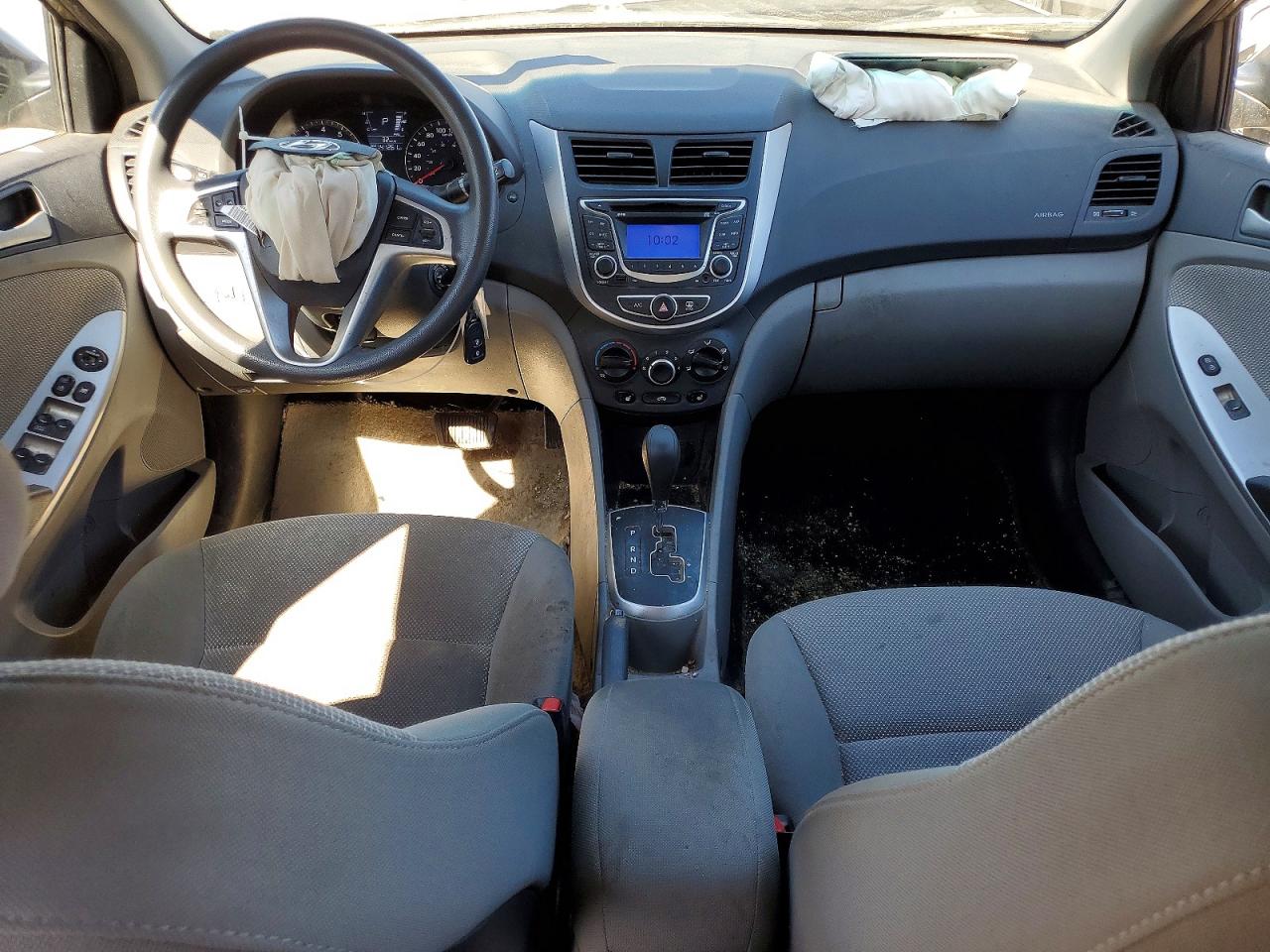 2013 Hyundai Accent Gls Серебряный vin: KMHCT4AE9DU511397
