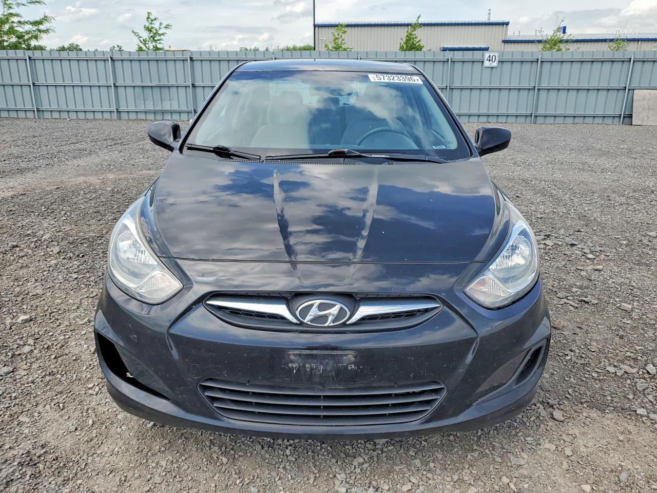 2013 Hyundai Accent Gls Black vin: KMHCT4AE9DU516194