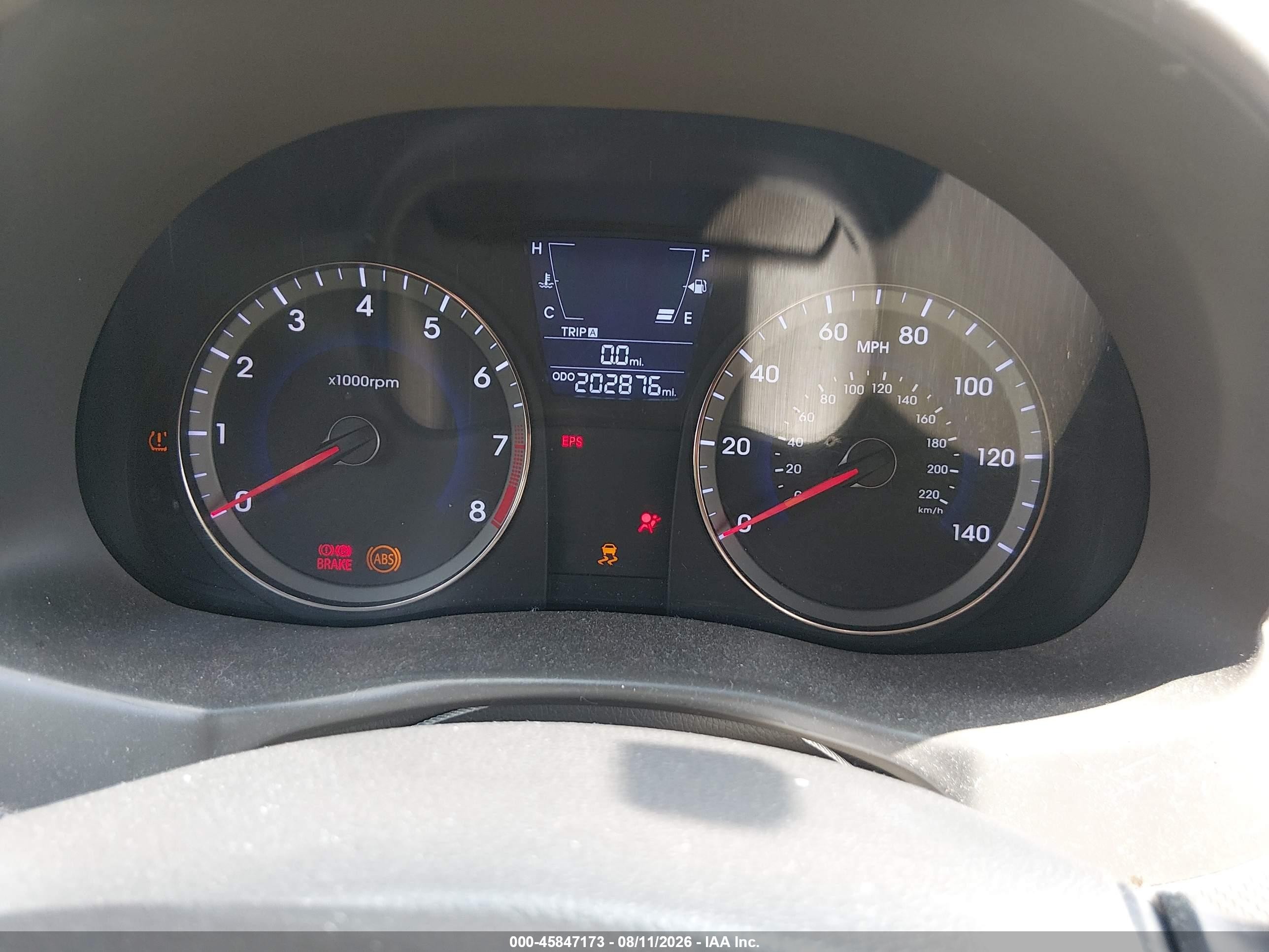 2013 Hyundai Accent Gls White vin: KMHCT4AE9DU524067