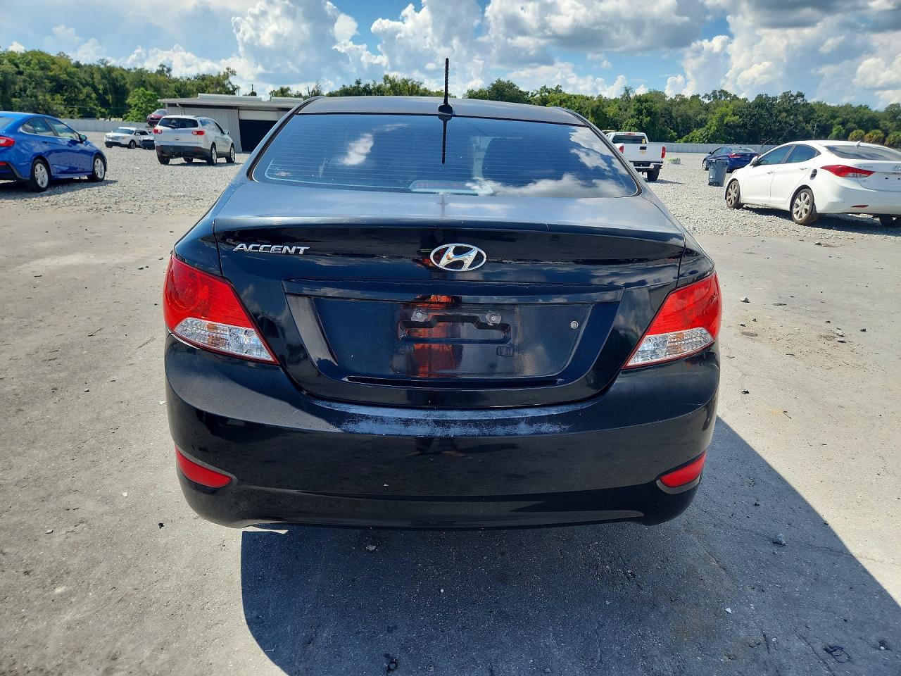 2013 Hyundai Accent Gls Black vin: KMHCT4AE9DU555397