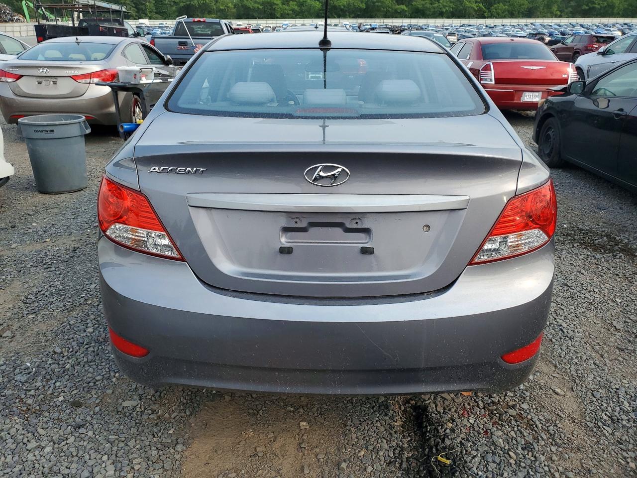 2013 Hyundai Accent Gls Серый vin: KMHCT4AE9DU563774