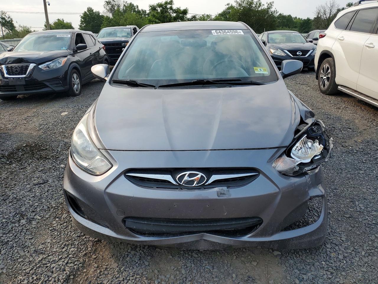 2013 Hyundai Accent Gls Серый vin: KMHCT4AE9DU563774