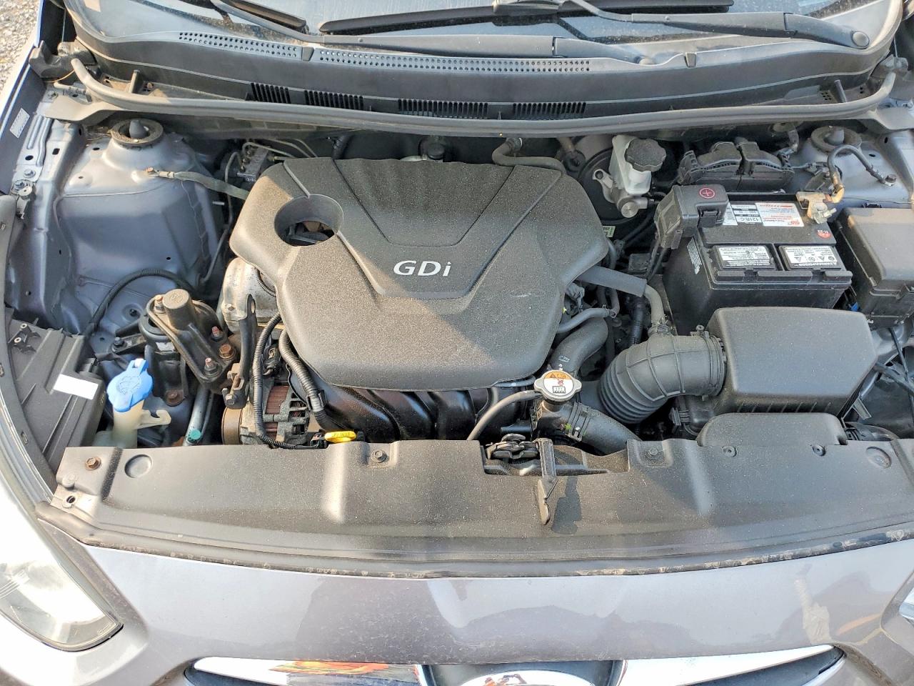 2013 Hyundai Accent Gls Серый vin: KMHCT4AE9DU563774