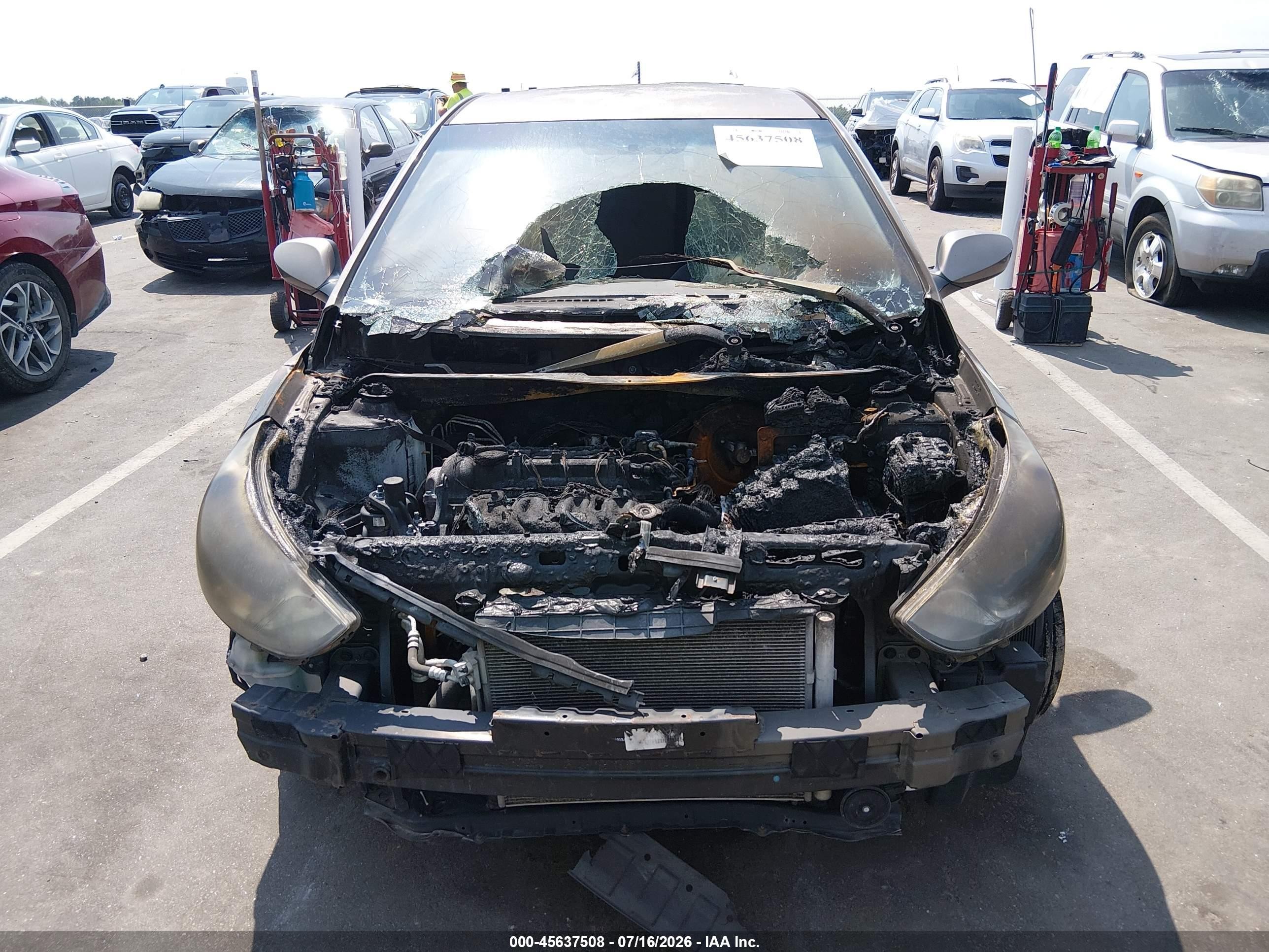2014 Hyundai Accent Gls Gray vin: KMHCT4AE9EU492318