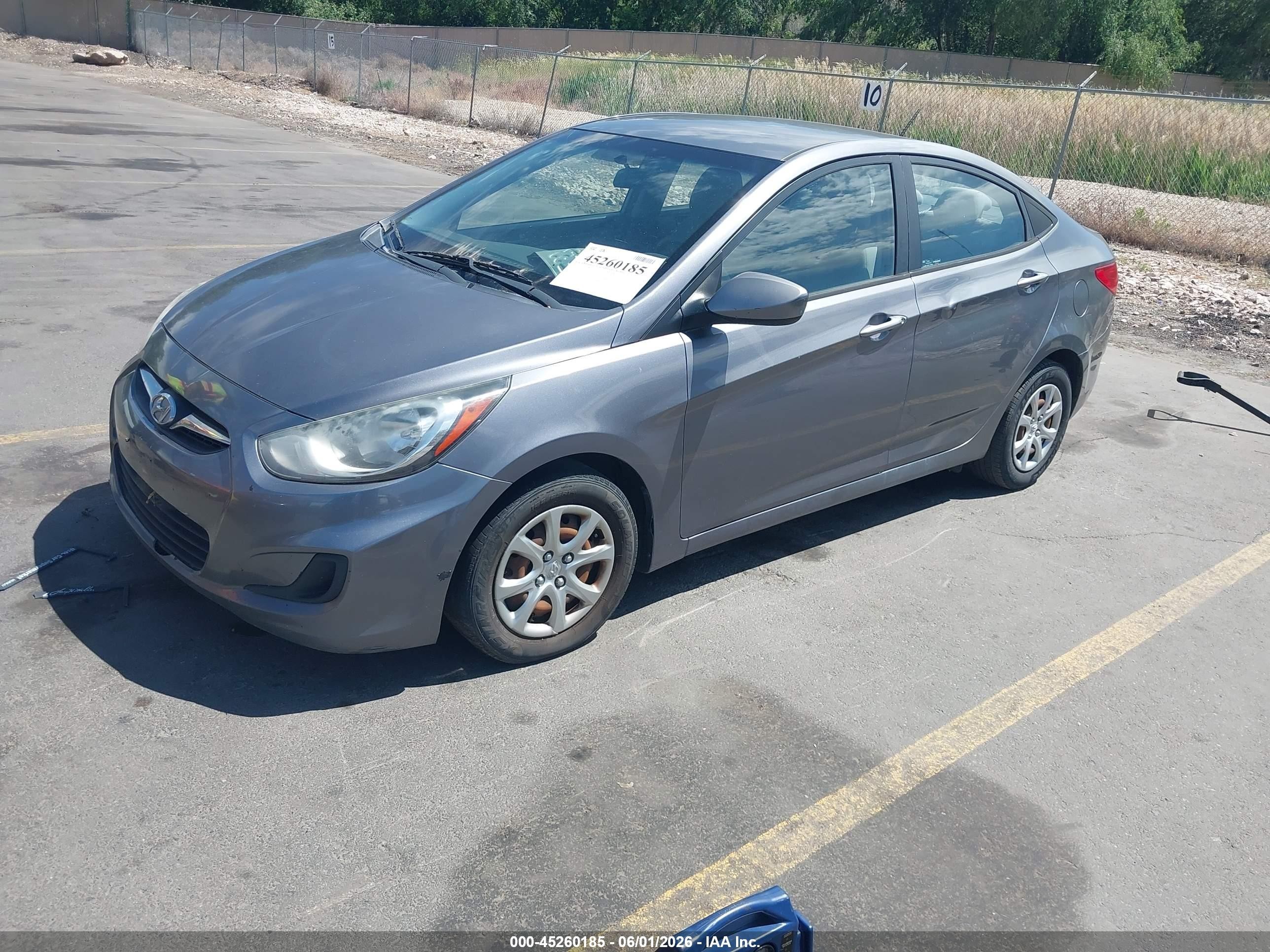 2014 Hyundai Accent Gls Blue vin: KMHCT4AE9EU614143