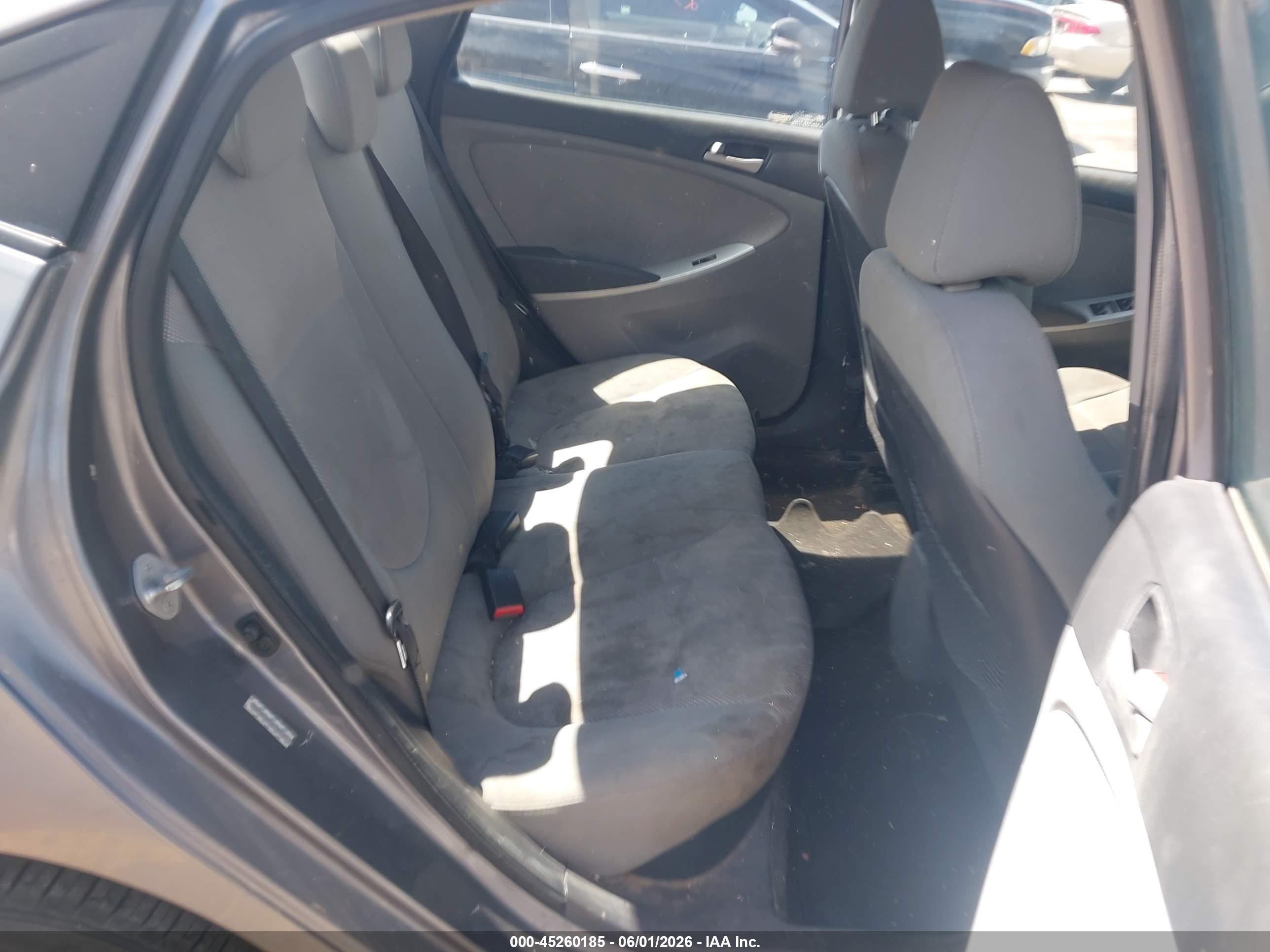 2014 Hyundai Accent Gls Blue vin: KMHCT4AE9EU614143