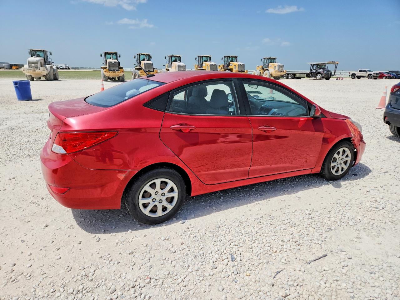2014 Hyundai Accent Gls Red vin: KMHCT4AE9EU632335