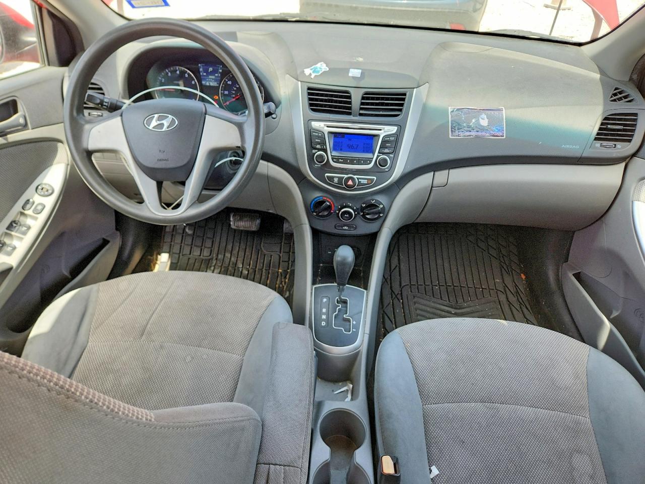 2014 Hyundai Accent Gls Red vin: KMHCT4AE9EU632335