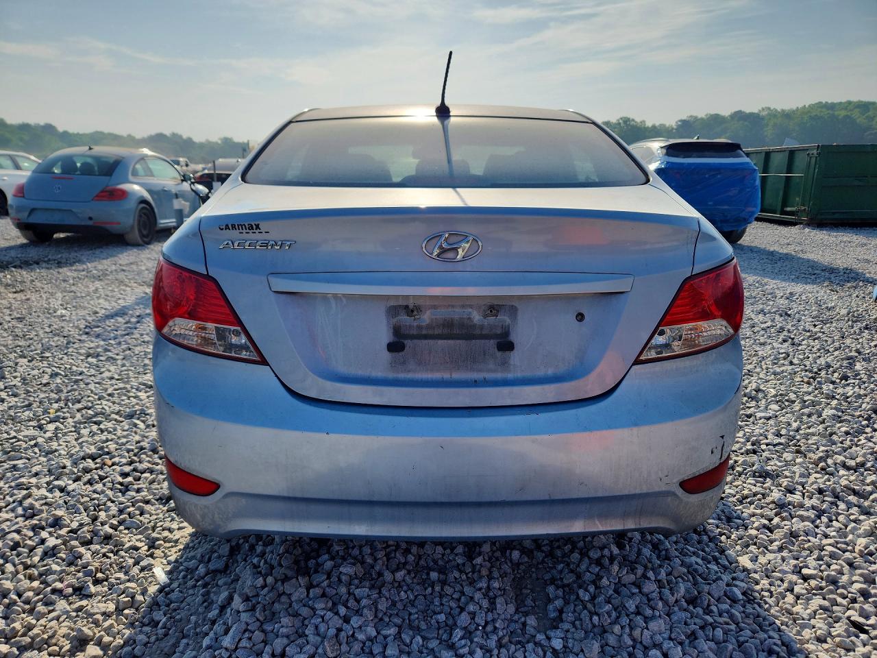 2014 Hyundai Accent Gls Blue vin: KMHCT4AE9EU663021