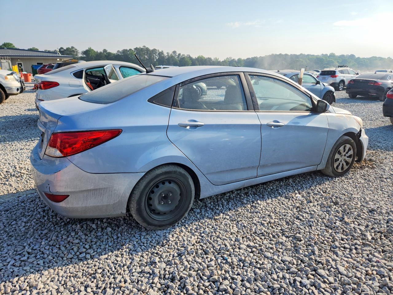 2014 Hyundai Accent Gls Blue vin: KMHCT4AE9EU663021