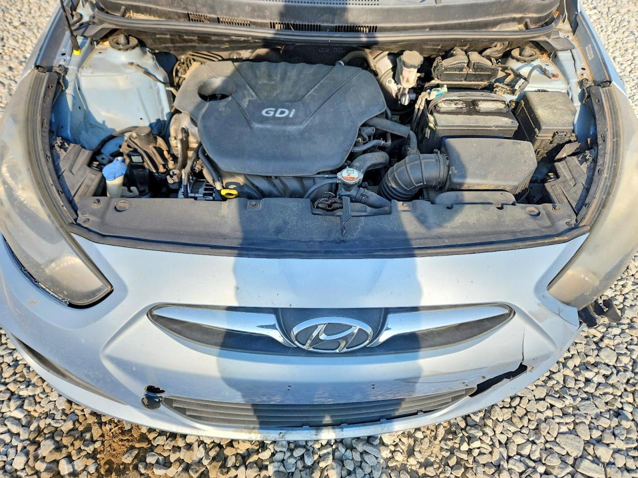 2014 Hyundai Accent Gls Blue vin: KMHCT4AE9EU663021