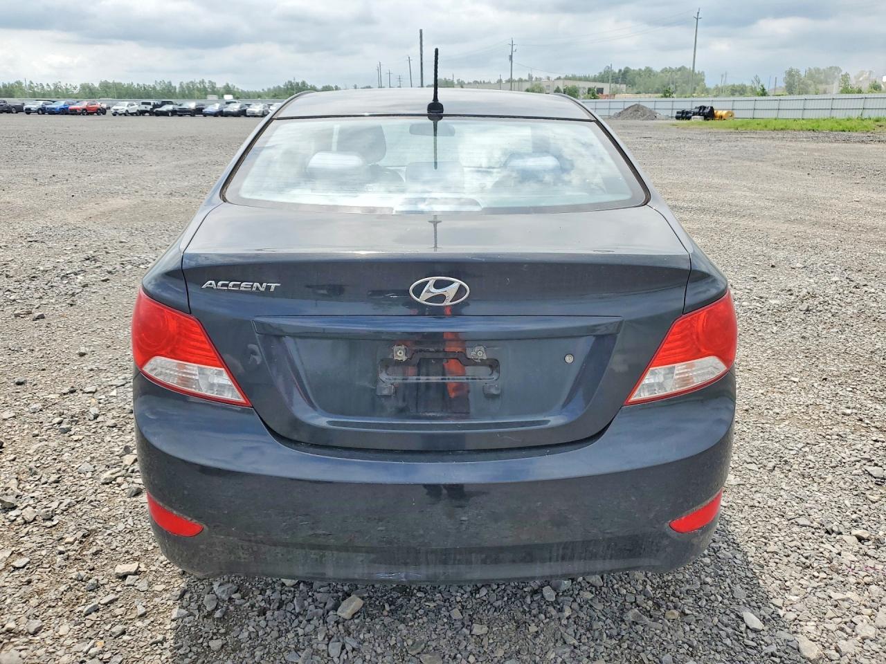 2014 Hyundai Accent Gls Black vin: KMHCT4AE9EU671295