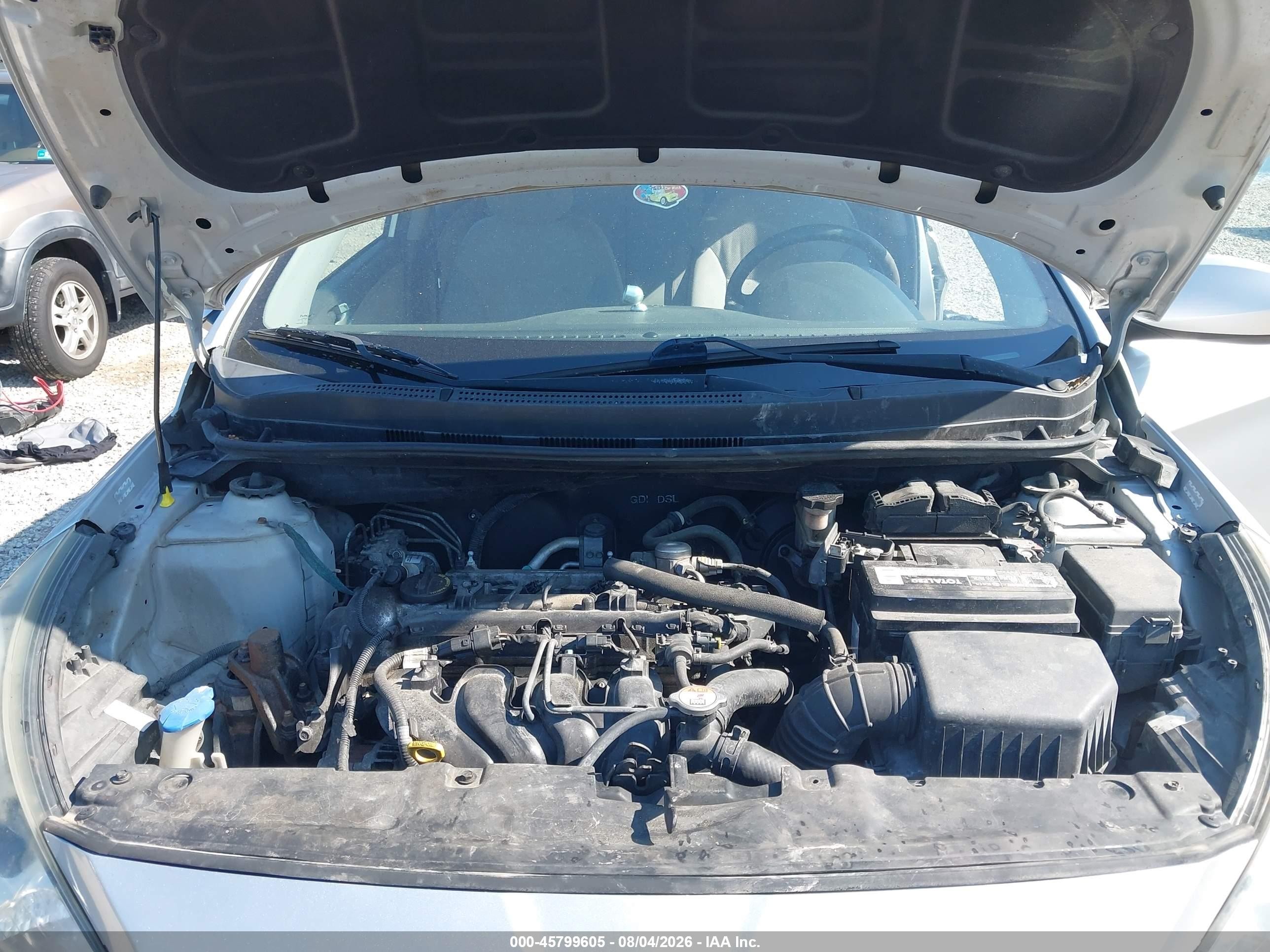 2014 Hyundai Accent Gls Silver vin: KMHCT4AE9EU696360