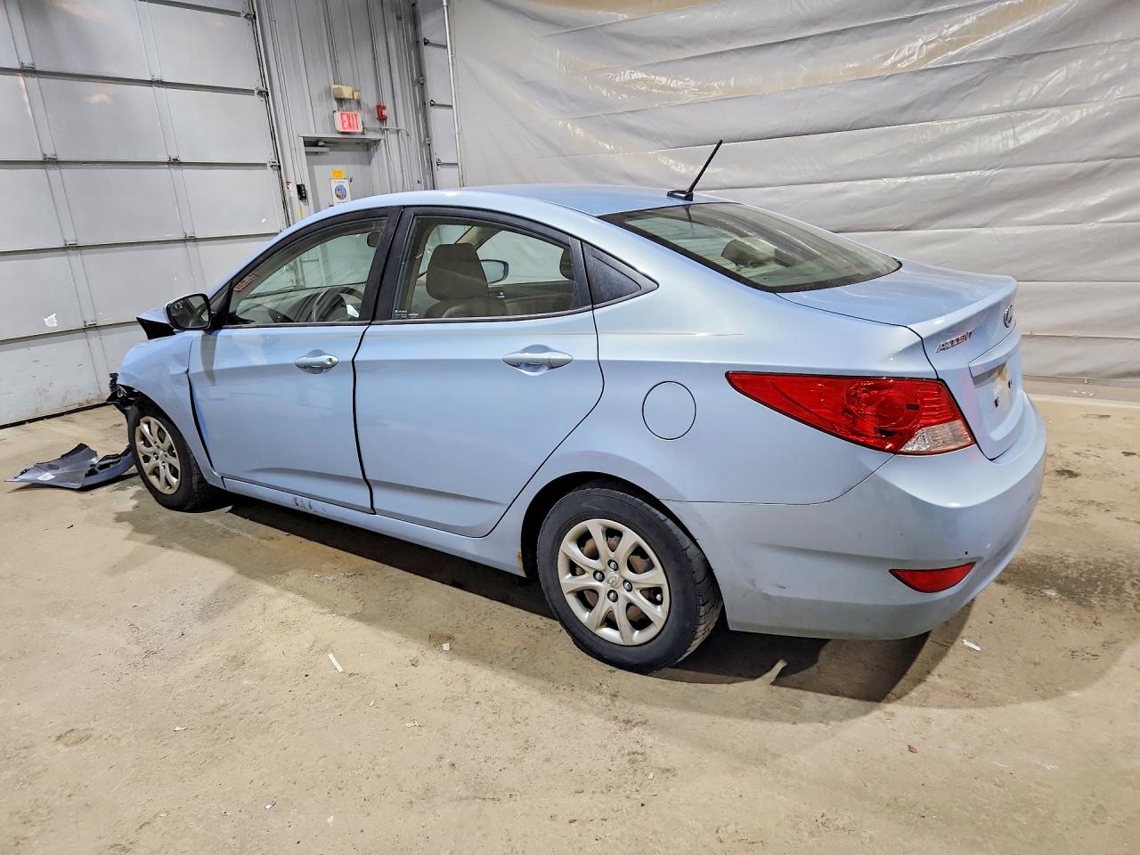 2014 Hyundai Accent Gls Blue vin: KMHCT4AE9EU720351