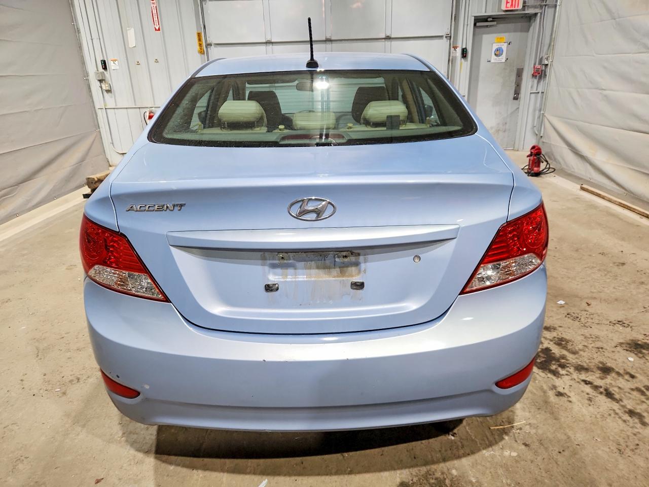 2014 Hyundai Accent Gls Blue vin: KMHCT4AE9EU720351