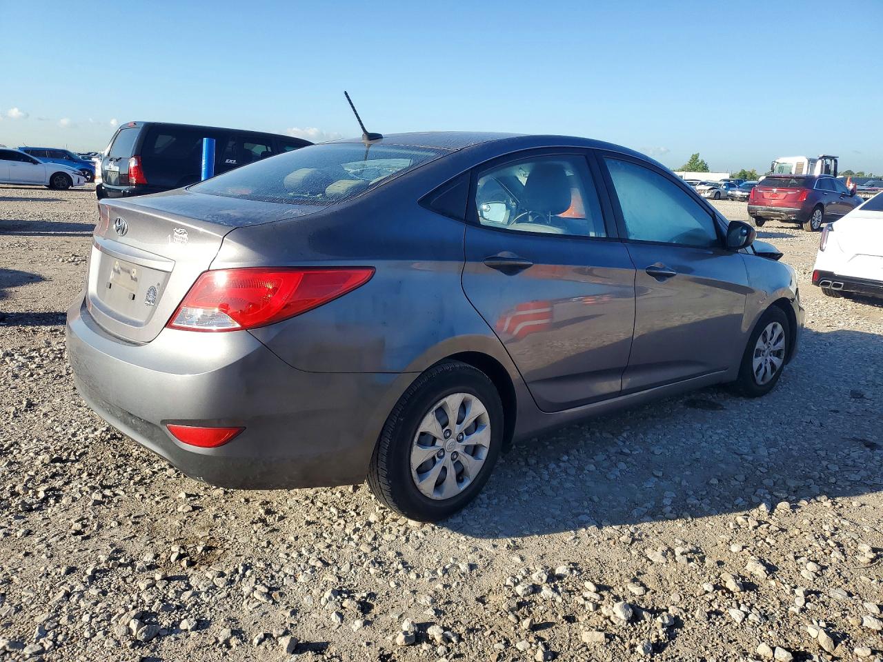 2015 Hyundai Accent Gls Gray vin: KMHCT4AE9FU796945