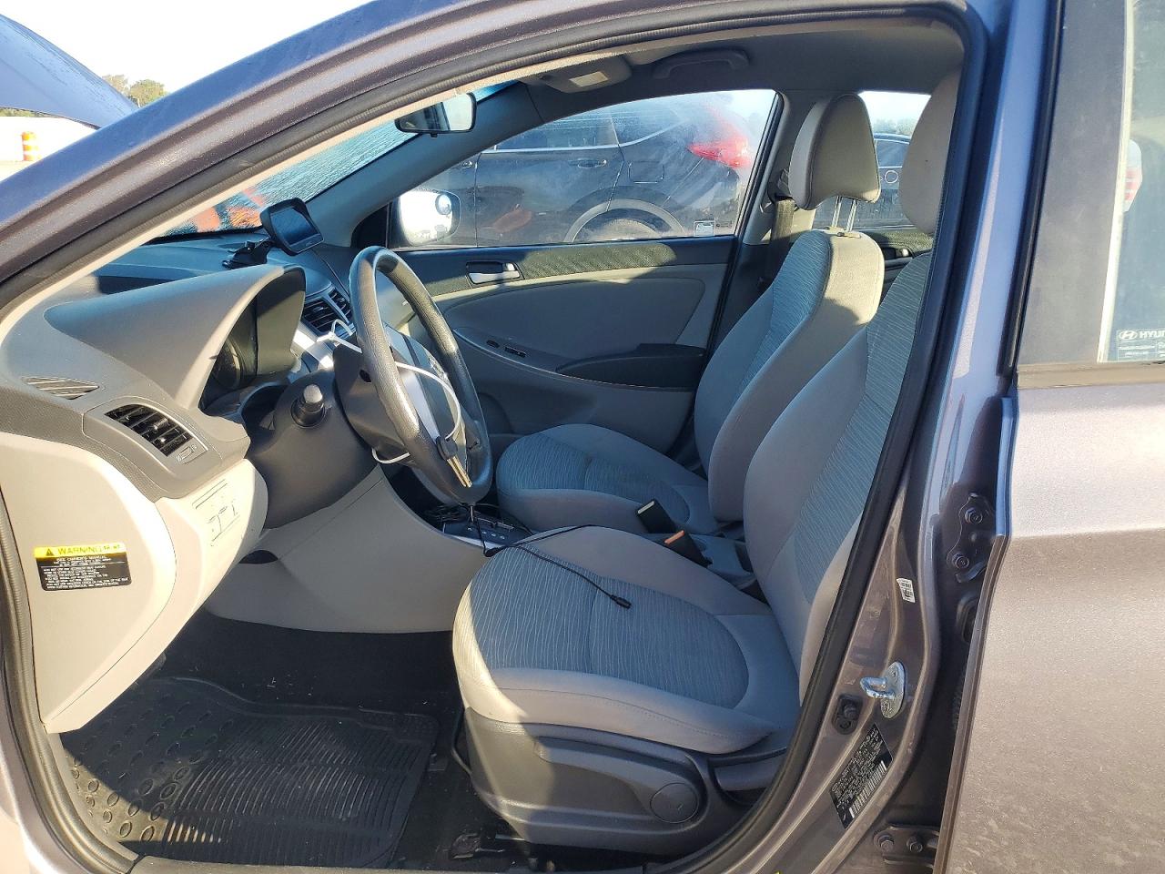 2015 Hyundai Accent Gls Gray vin: KMHCT4AE9FU796945