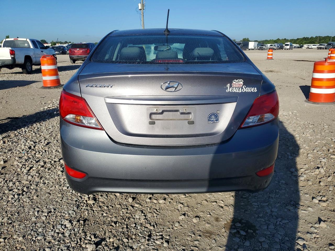 2015 Hyundai Accent Gls Gray vin: KMHCT4AE9FU796945