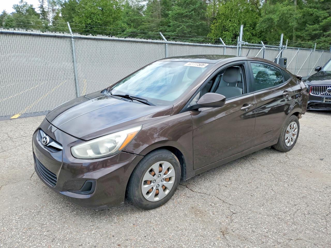 2015 Hyundai Accent Gls Brown vin: KMHCT4AE9FU810519