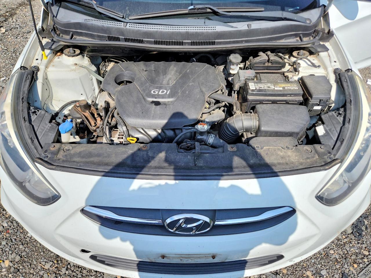 2015 Hyundai Accent Gls Белый vin: KMHCT4AE9FU849515