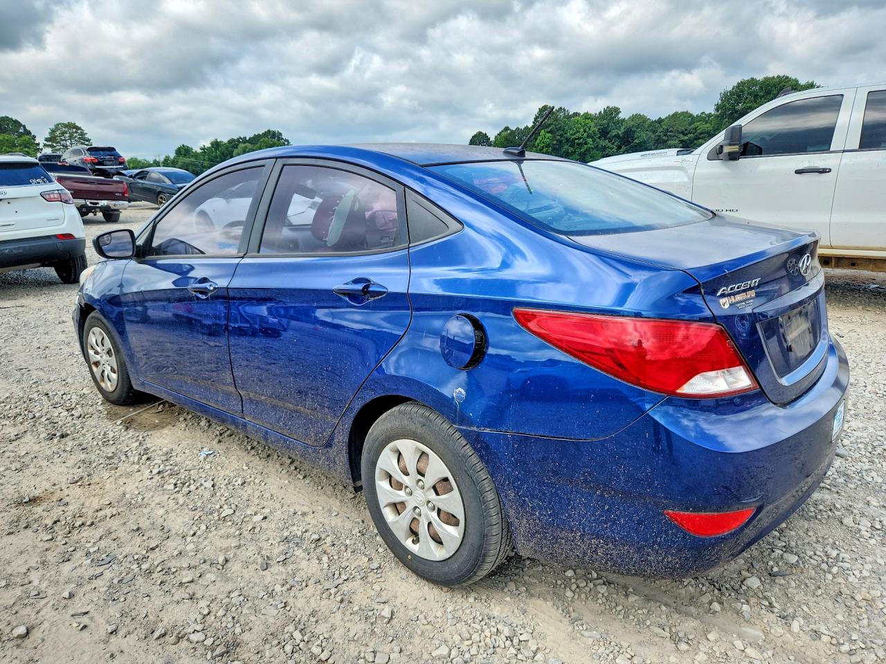 2015 Hyundai Accent Gls Синий vin: KMHCT4AE9FU859820
