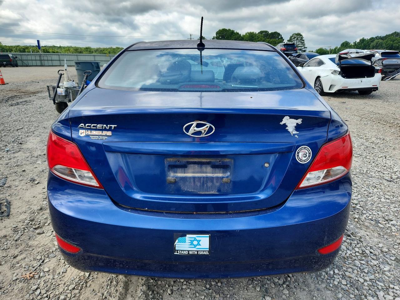 2015 Hyundai Accent Gls Синий vin: KMHCT4AE9FU859820