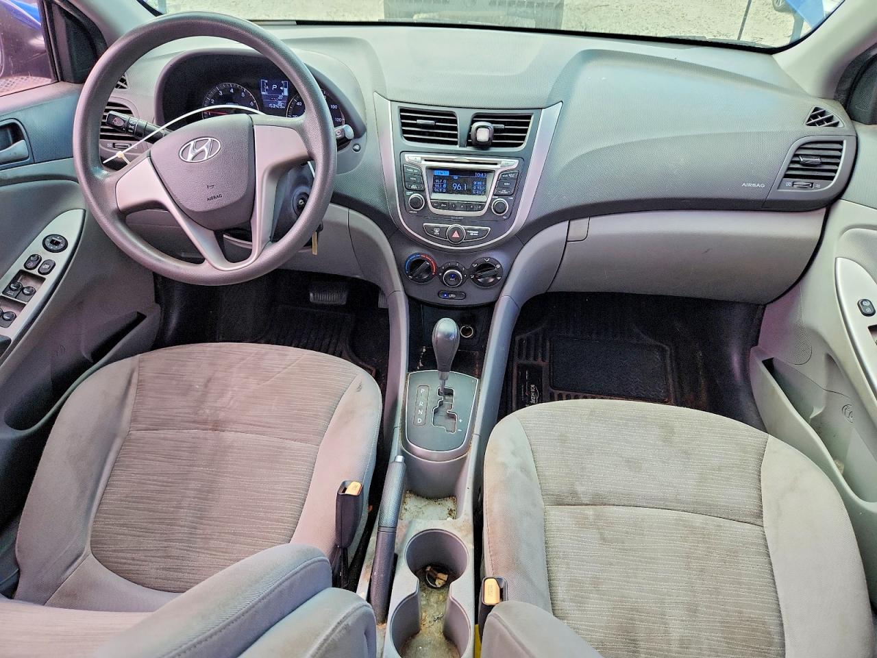 2015 Hyundai Accent Gls Синий vin: KMHCT4AE9FU859820