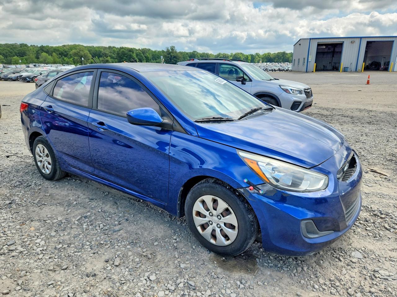2015 Hyundai Accent Gls Синий vin: KMHCT4AE9FU859820