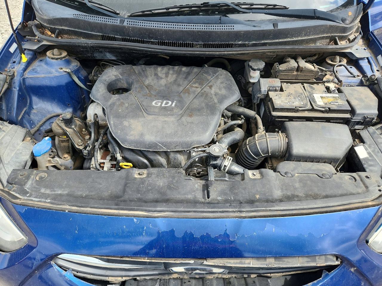 2015 Hyundai Accent Gls Синий vin: KMHCT4AE9FU859820