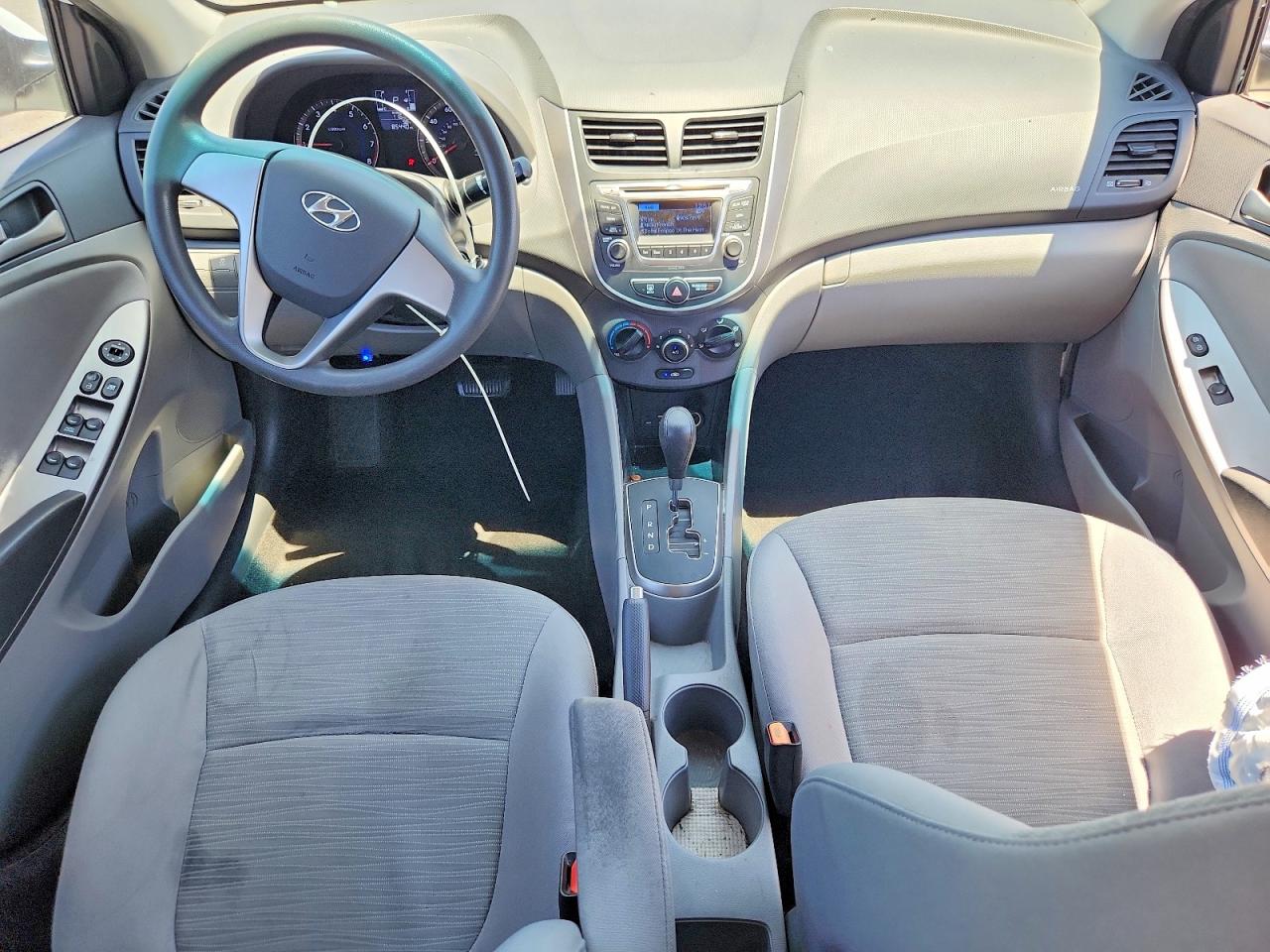 2015 Hyundai Accent Gls White vin: KMHCT4AE9FU870381