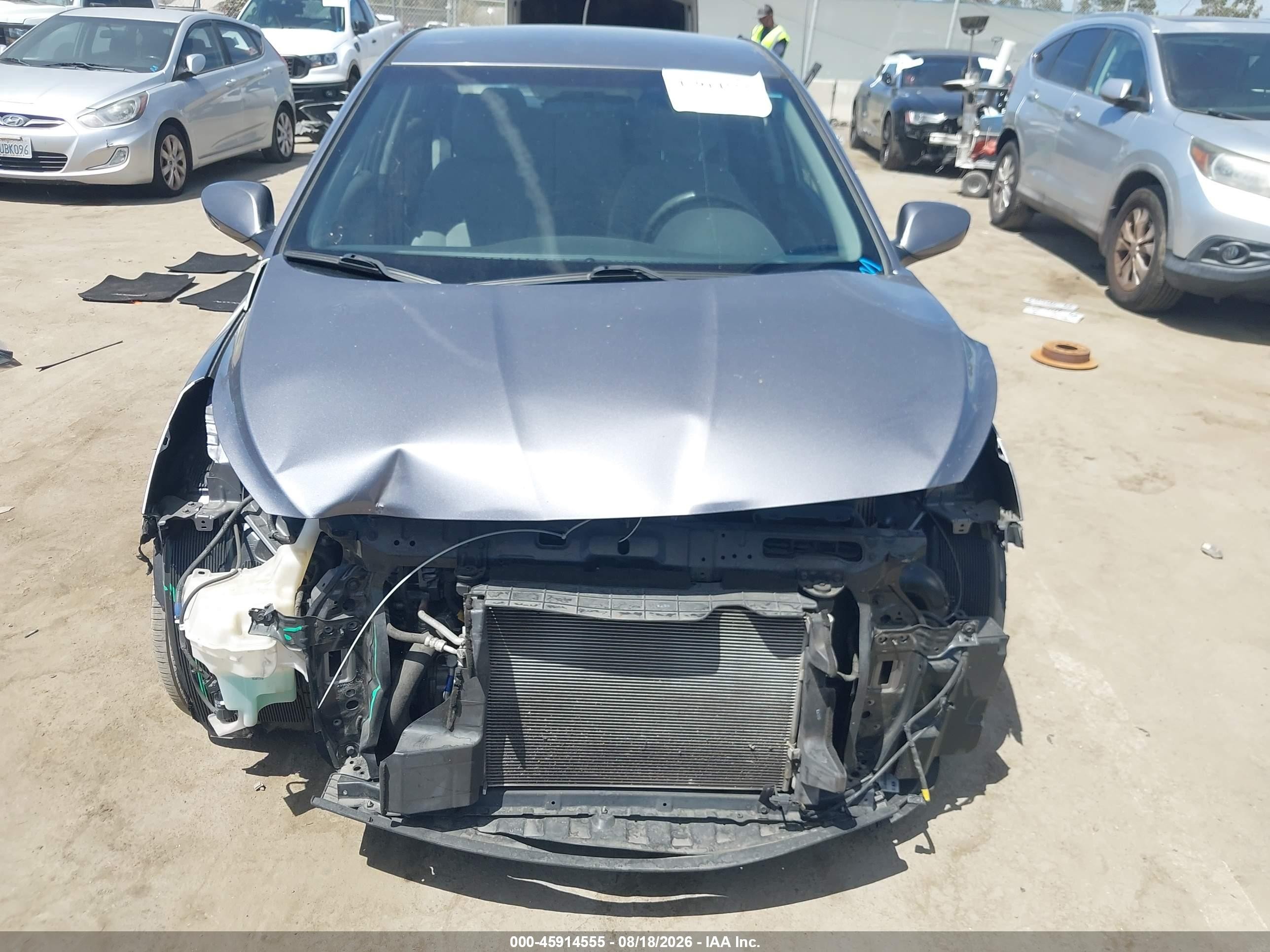 2015 Hyundai Accent Gls Gray vin: KMHCT4AE9FU871451